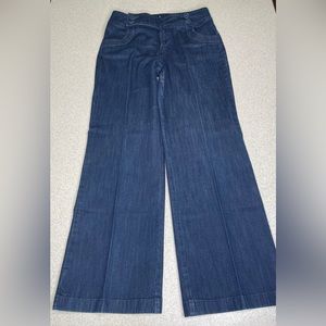 Style & Co Dark Wash Wide Leg Jeans Size 8P